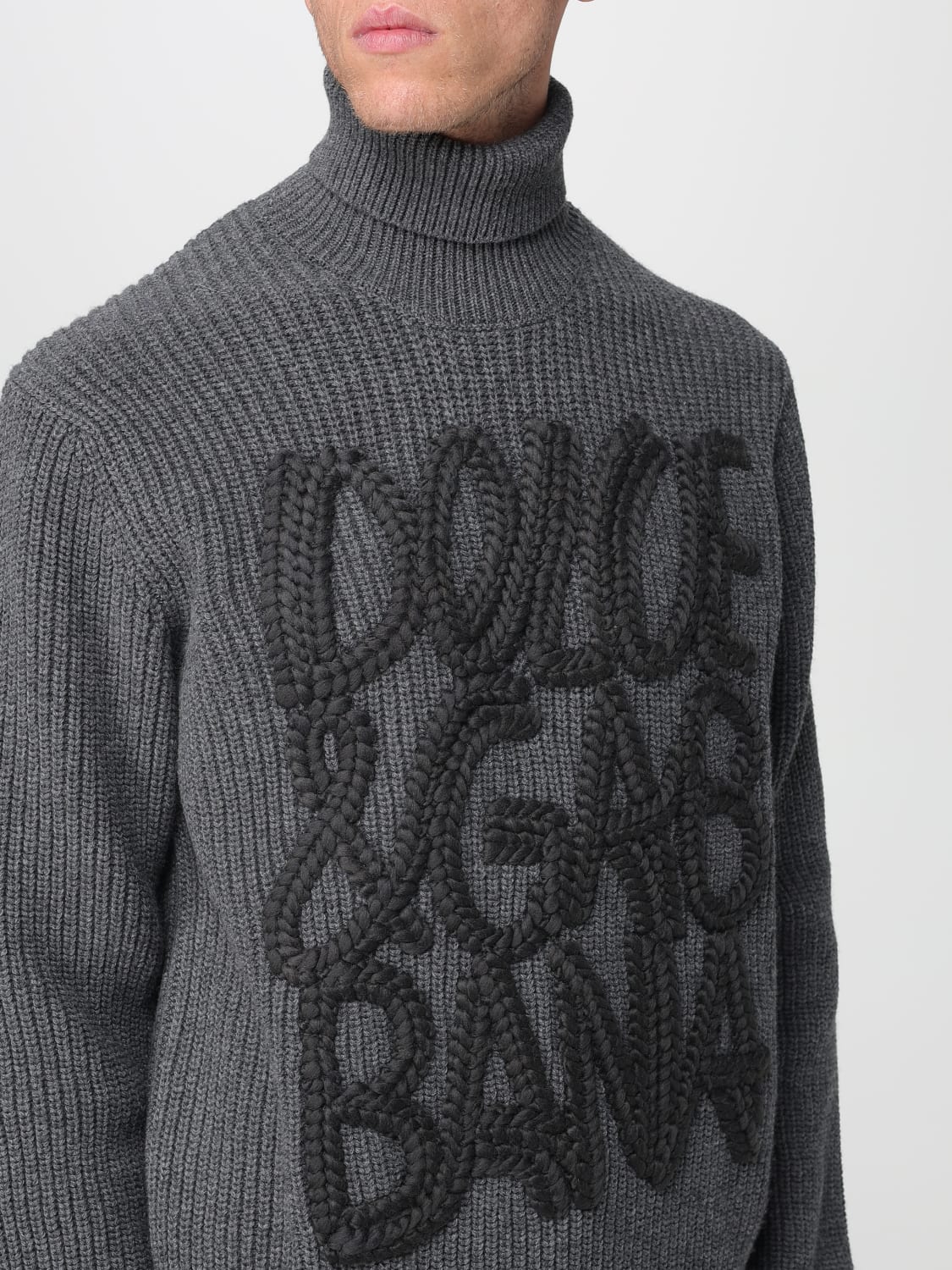 DOLCE & GABBANA SWEATER: Sweater men Dolce & Gabbana, Grey - Img 5