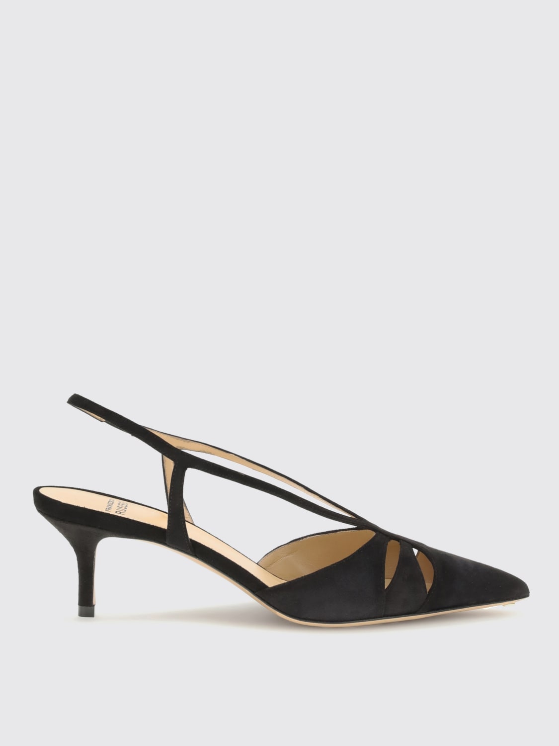 FRANCESCO RUSSO COURT SHOES: Shoes woman Francesco Russo, Black - Img 1