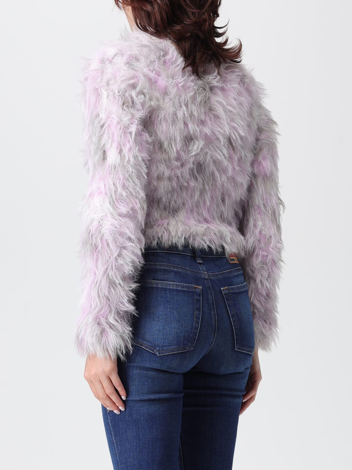 DIESEL SWEATER: Sweatshirt woman Diesel, Beige - Img 2