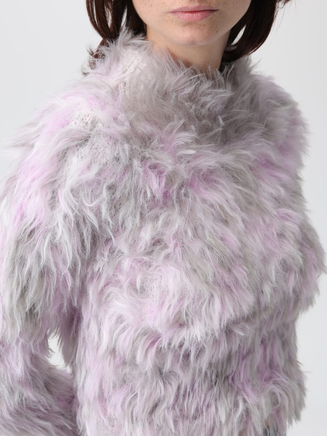 DIESEL SWEATER: Sweatshirt woman Diesel, Beige - Img 3