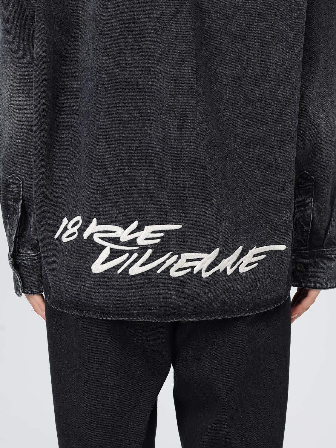 KENZO HEMDBLUSE: Hemdbluse damen Kenzo, Grau - Img 3