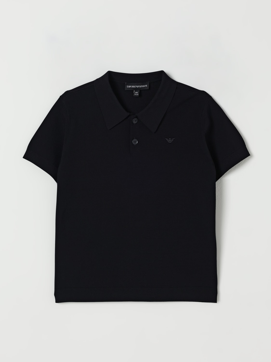 EMPORIO ARMANI POLO: T-shirt kinder Emporio Armani, Blau - Img 1