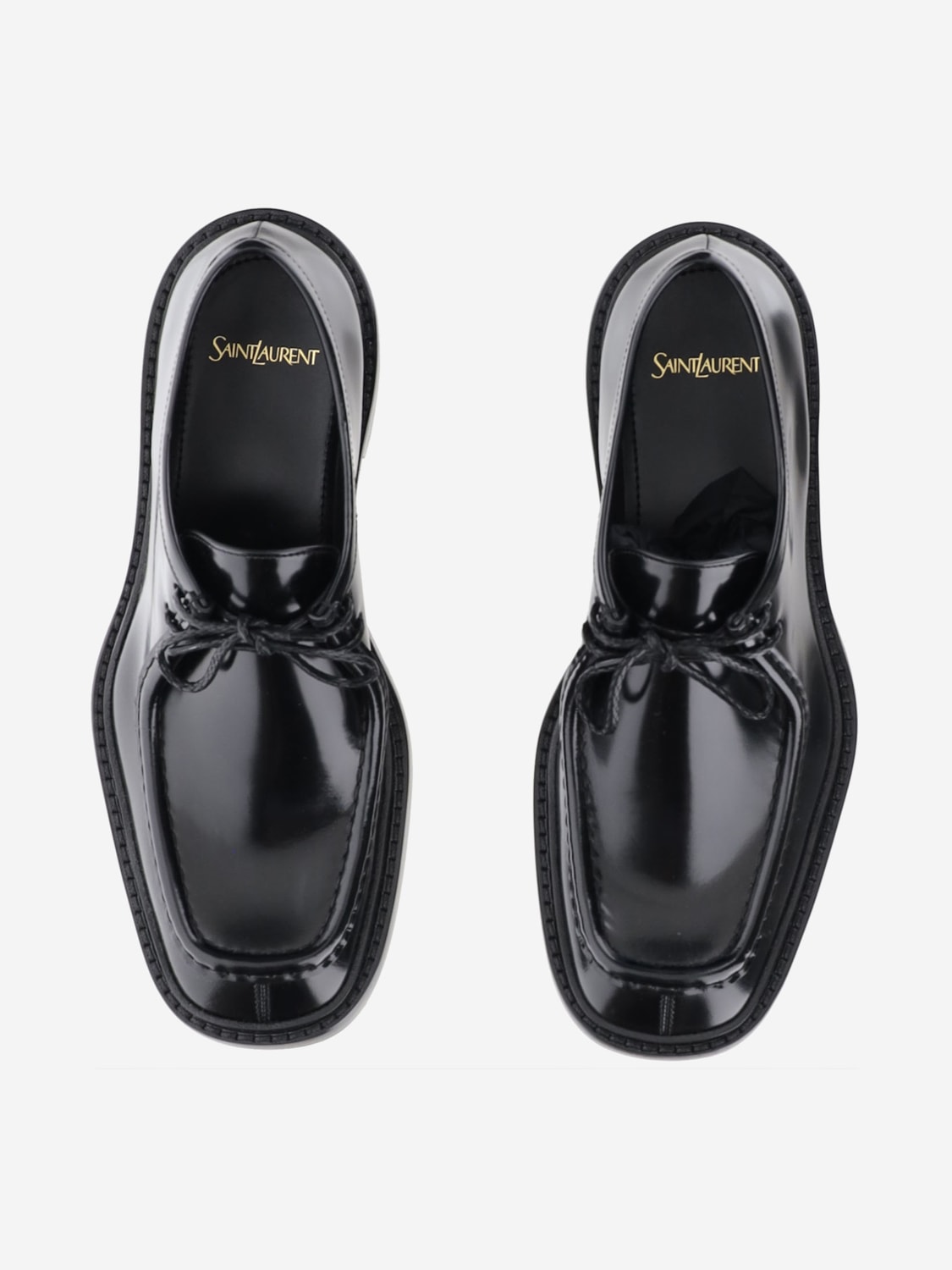 SAINT LAURENT BROGUE SHOES: Loafers men Saint Laurent, Black - Img 4