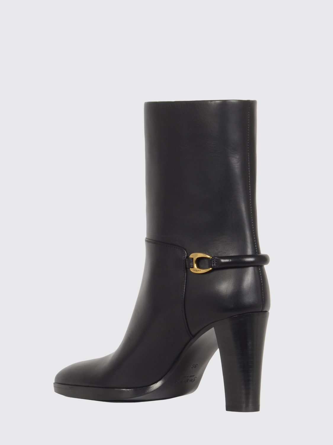 SAINT LAURENT BOTAS: Zapatos de tacón mujer Saint Laurent, Negro - Img 3