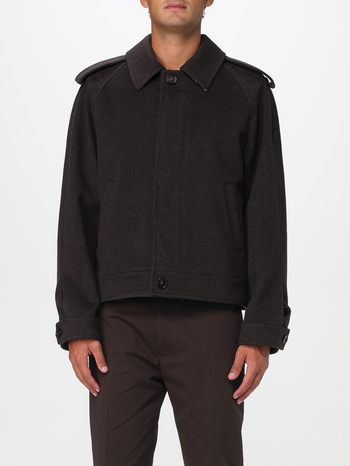 BURBERRY JACKET: Jacket men Burberry, Brown - Img 1