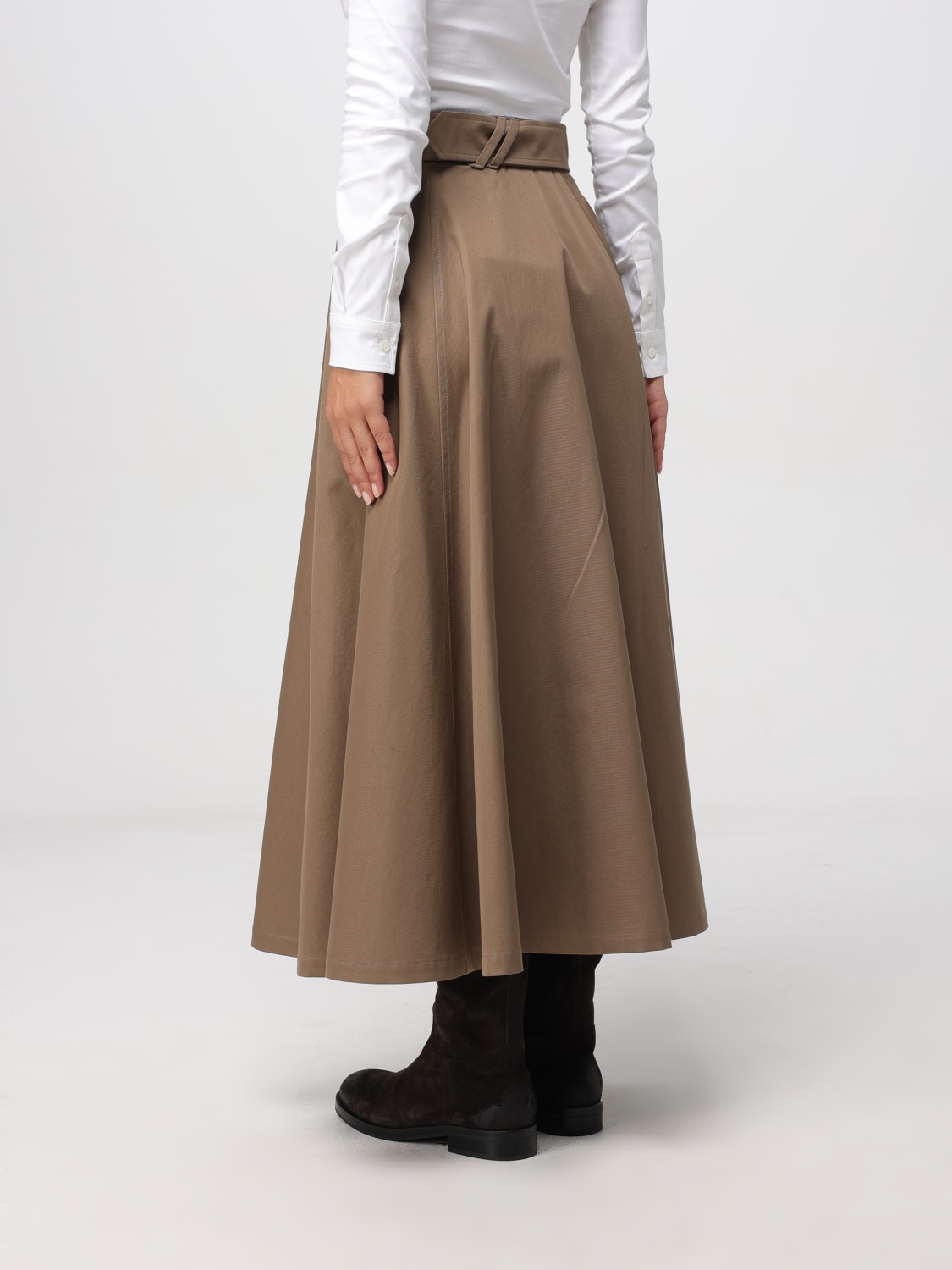 BURBERRY SKIRT: Skirt woman Burberry, Beige - Img 3