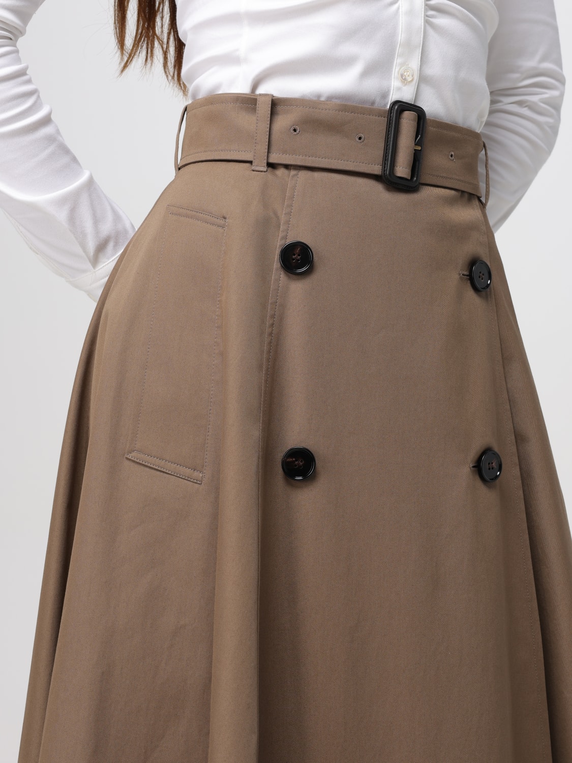BURBERRY SKIRT: Skirt woman Burberry, Beige - Img 5