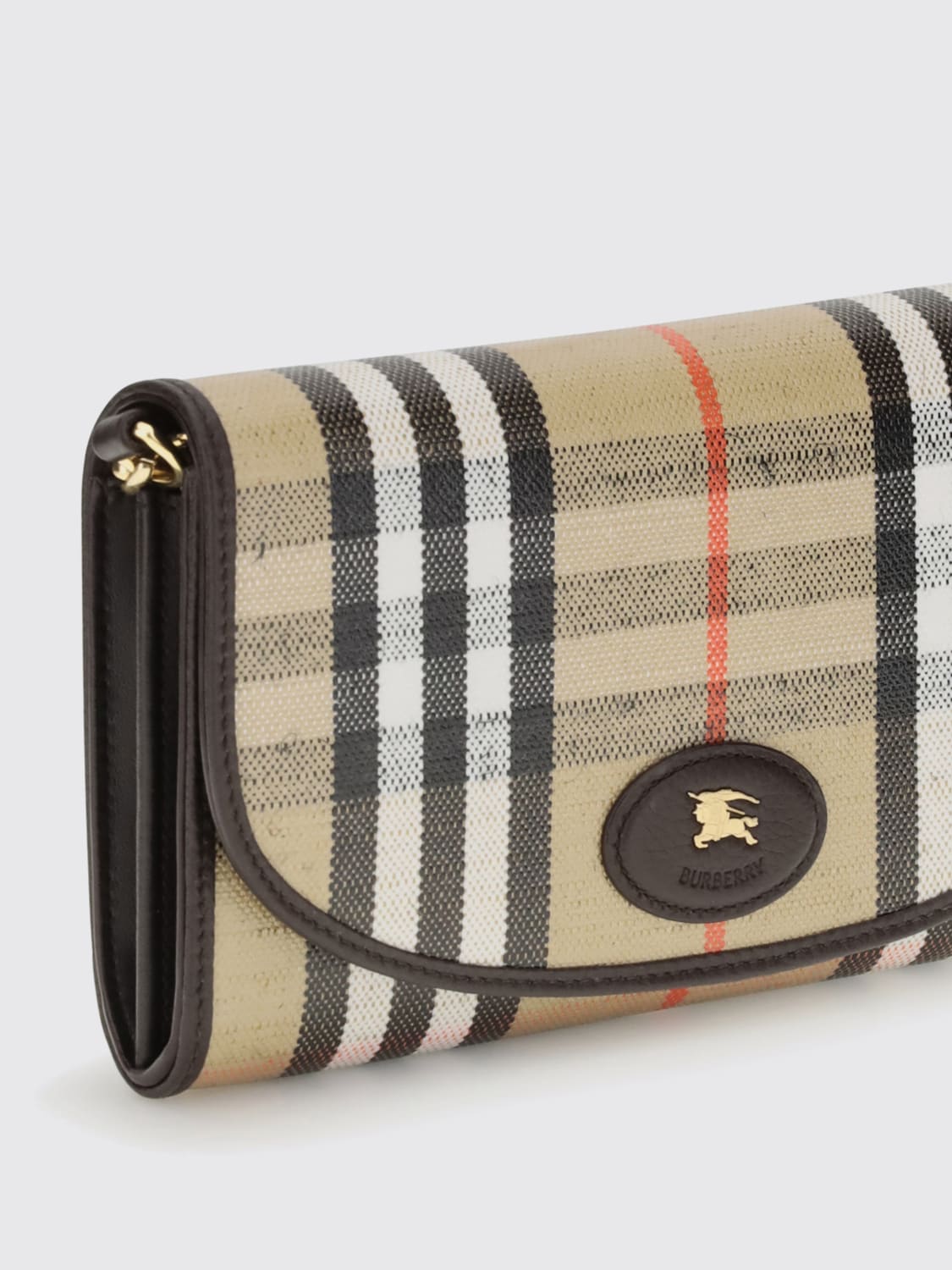 BURBERRY MINI BAG: Clutch woman Burberry, Earth - Img 3