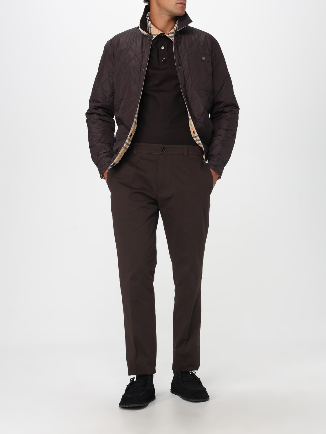 BURBERRY JACKET: Jacket men Burberry, Brown - Img 2