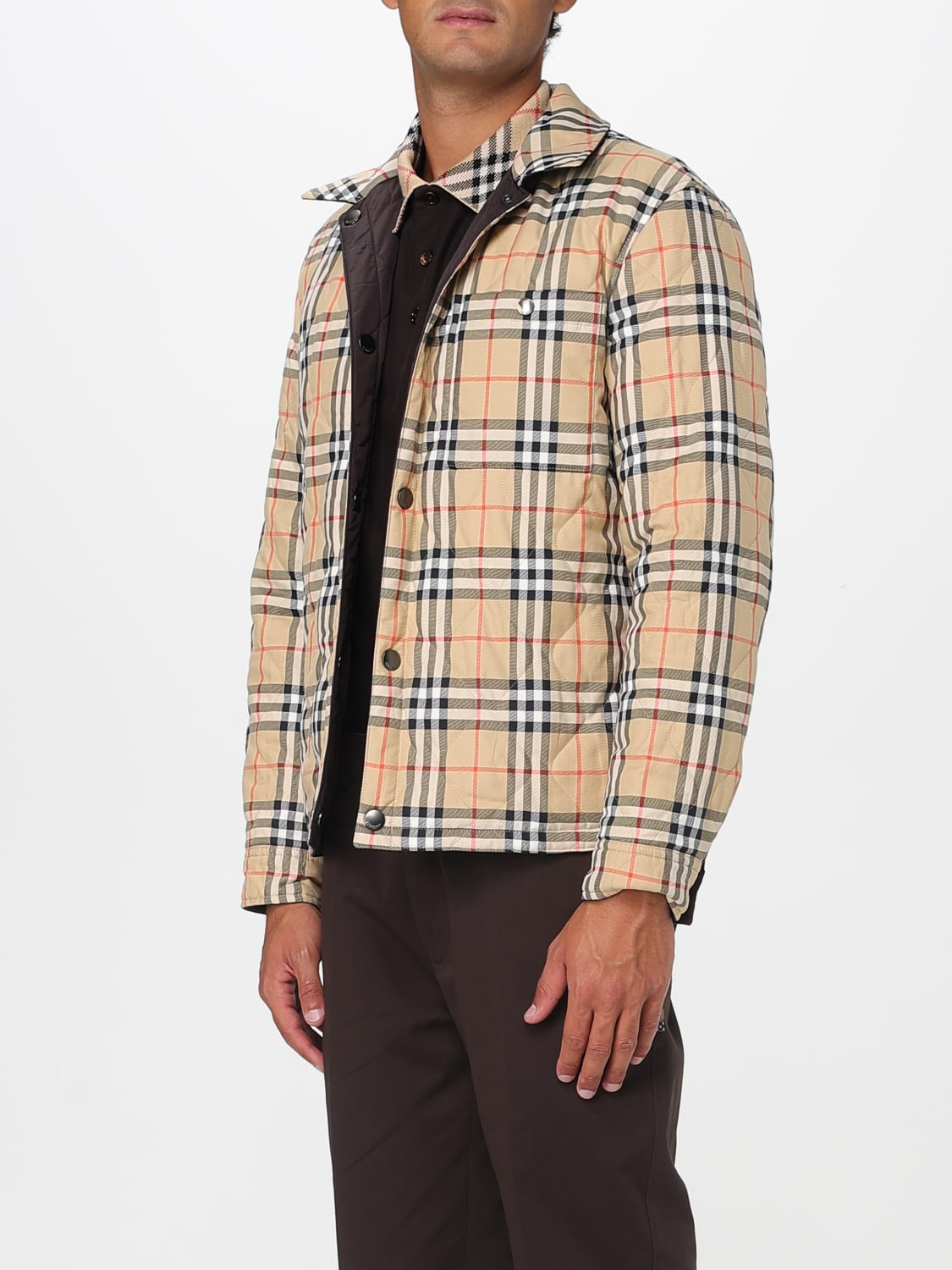 BURBERRY JACKET: Jacket men Burberry, Brown - Img 4