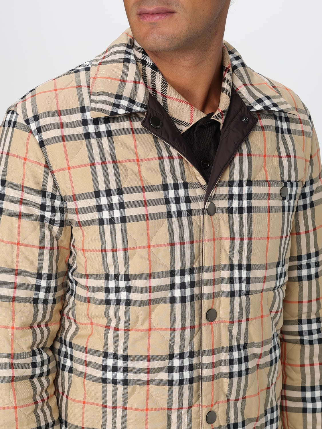 BURBERRY JACKET: Jacket men Burberry, Brown - Img 5