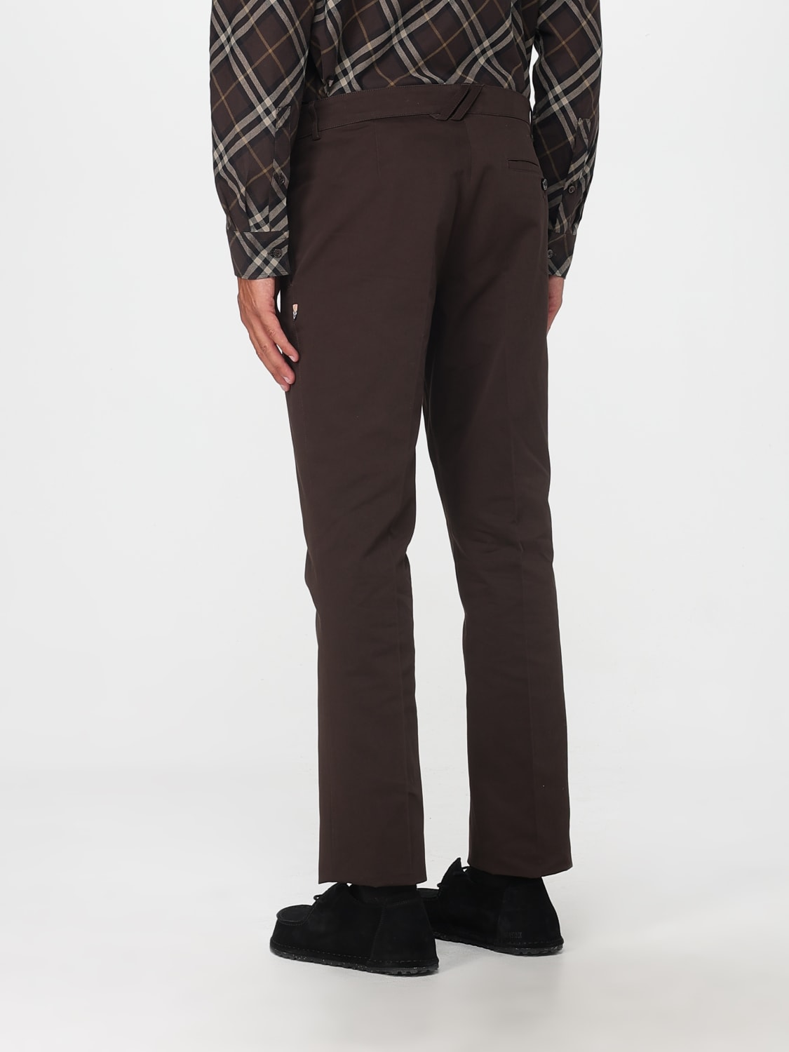 BURBERRY 裤子: 裤子 男士 Burberry, 棕色 - Img 3