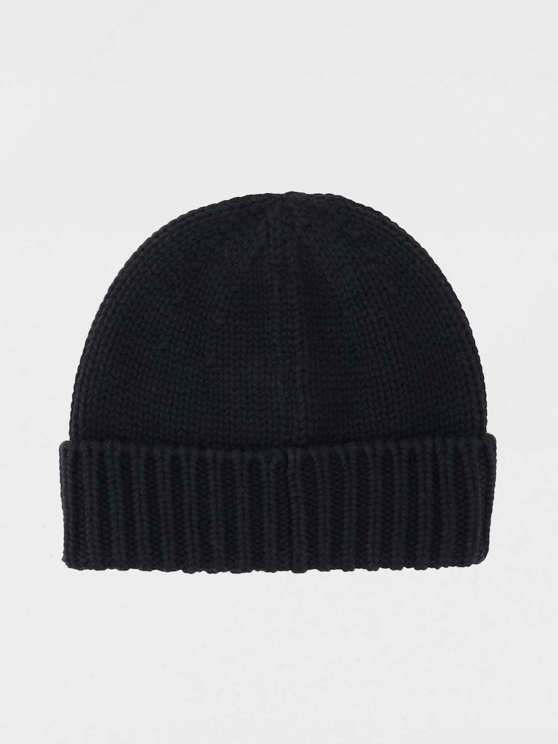 WOOLRICH CAPPELLO: Cappello Woolrich in lana vergine a coste, Nero - Img 2