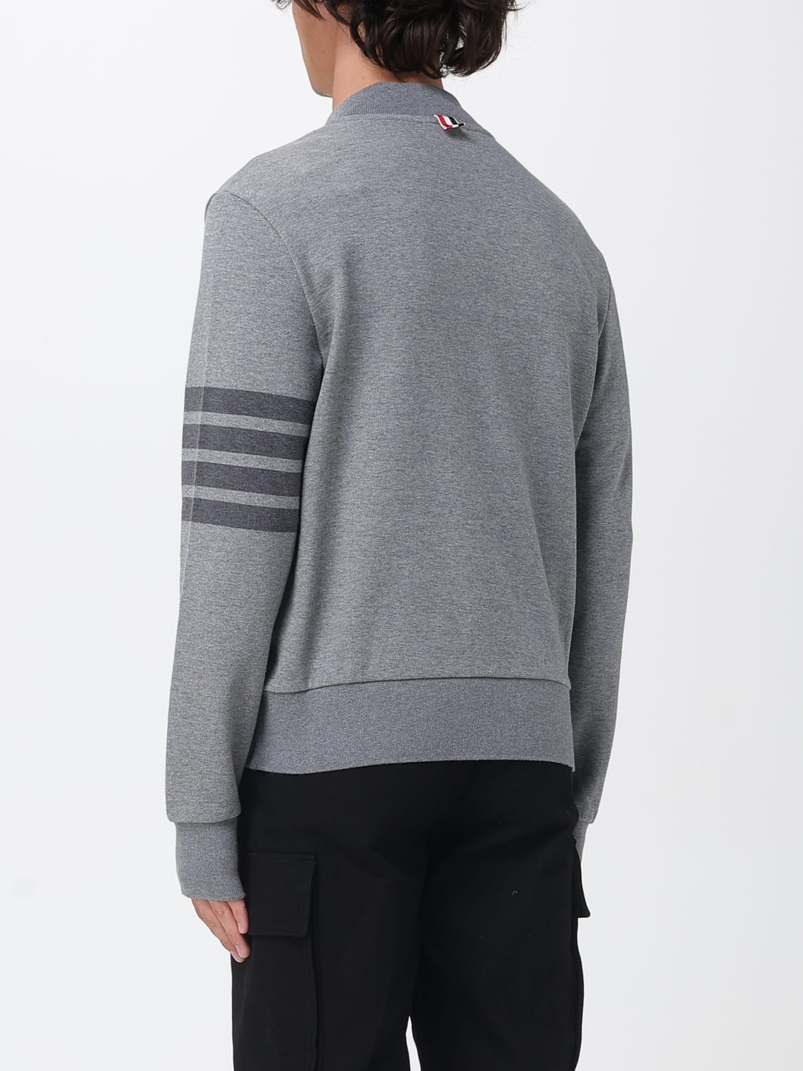 THOM BROWNE SWEATSHIRT: Jacket men Thom Browne, Grey - Img 3