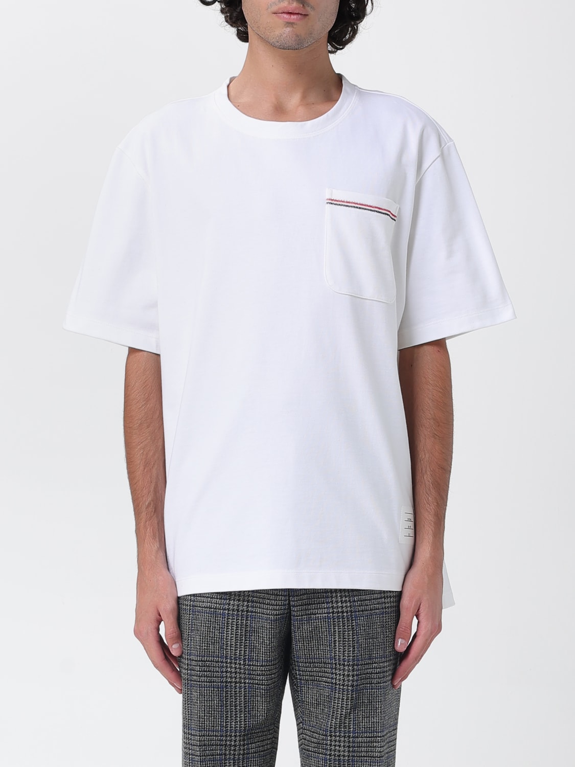 THOM BROWNE T-SHIRT: T-shirt men Thom Browne, White - Img 1