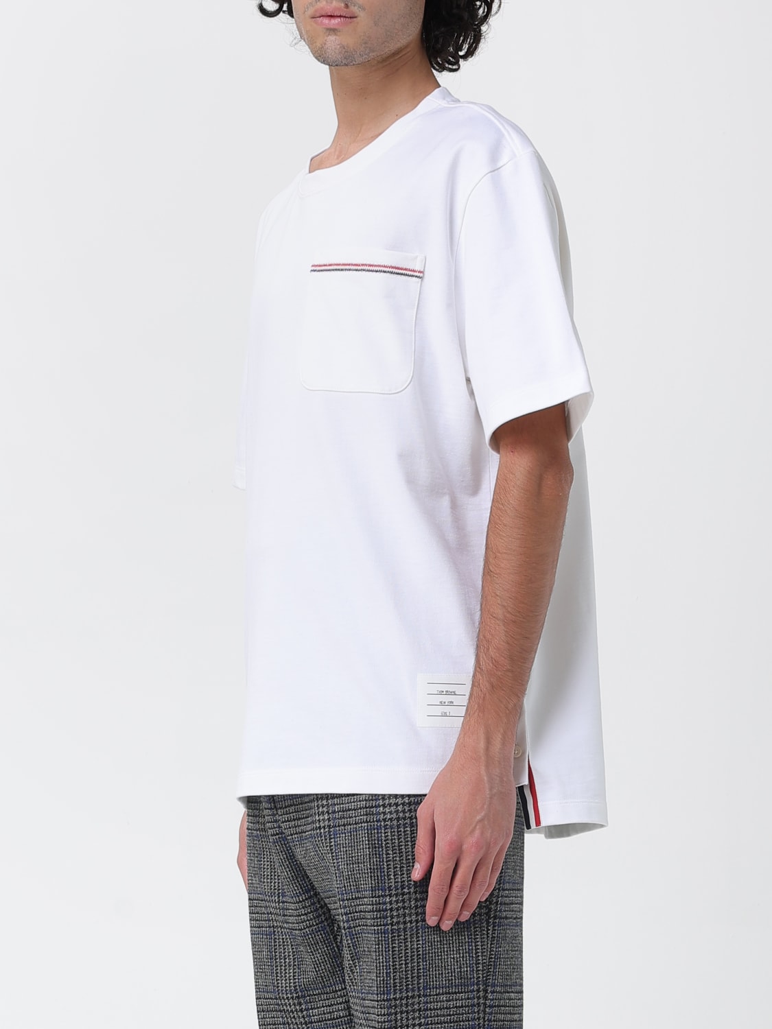 THOM BROWNE T-SHIRT: T-shirt men Thom Browne, White - Img 4