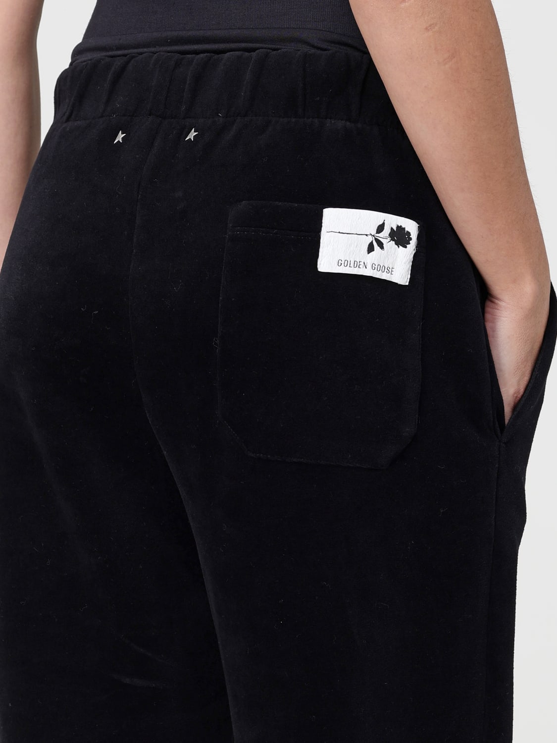 GOLDEN GOOSE HOSE: Hose damen Golden Goose, Schwarz - Img 4