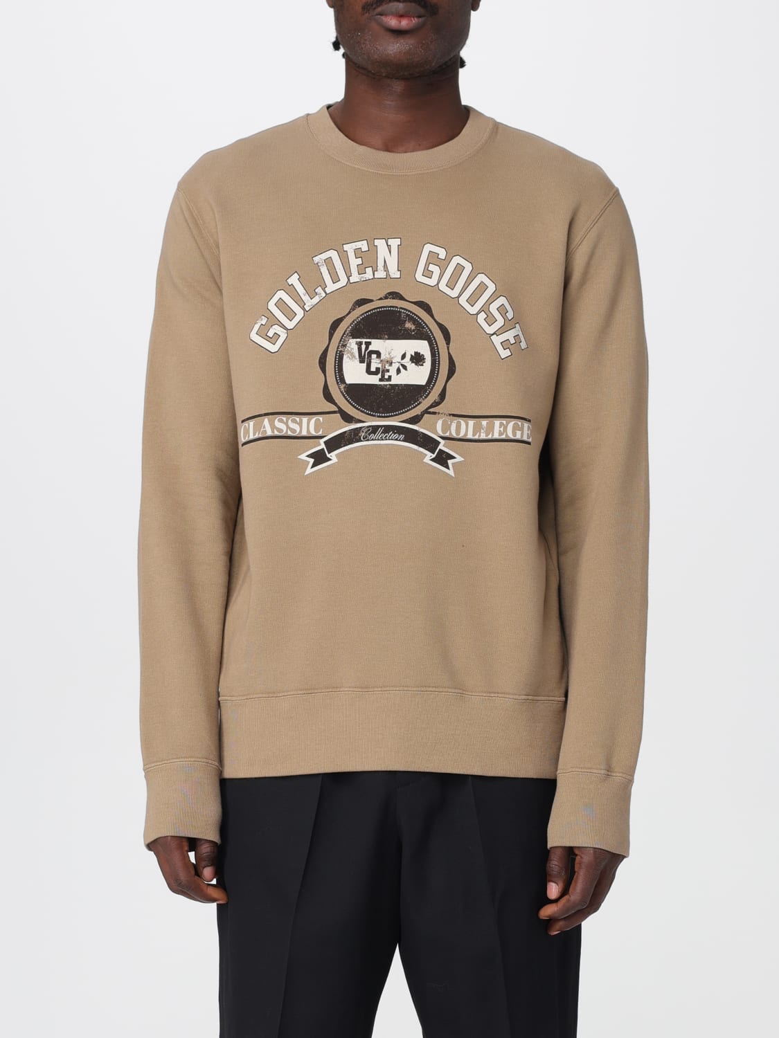 GOLDEN GOOSE SWEATSHIRT: Pullover herren Golden Goose, Beige - Img 1
