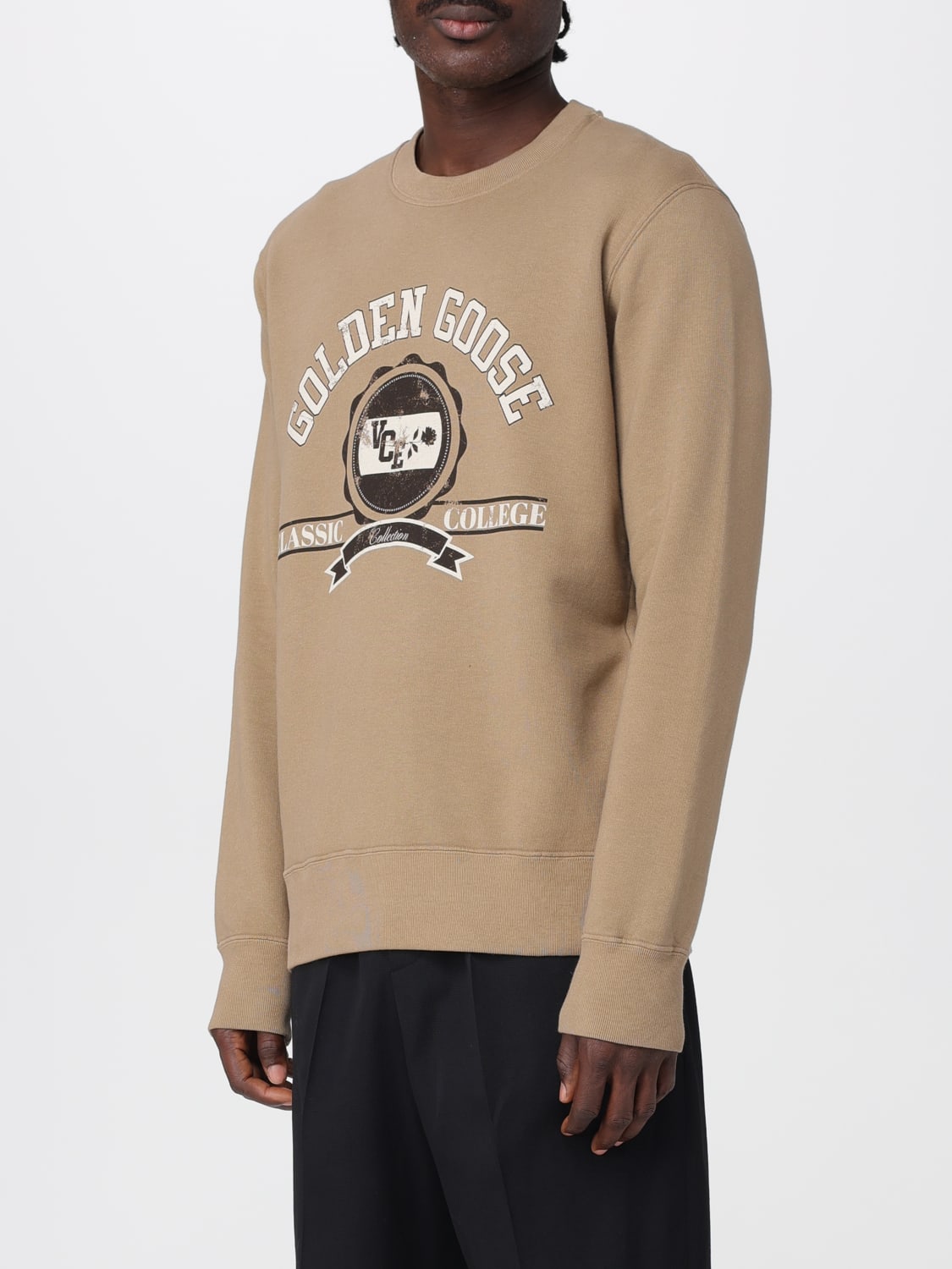 GOLDEN GOOSE SWEATSHIRT: Pullover herren Golden Goose, Beige - Img 4