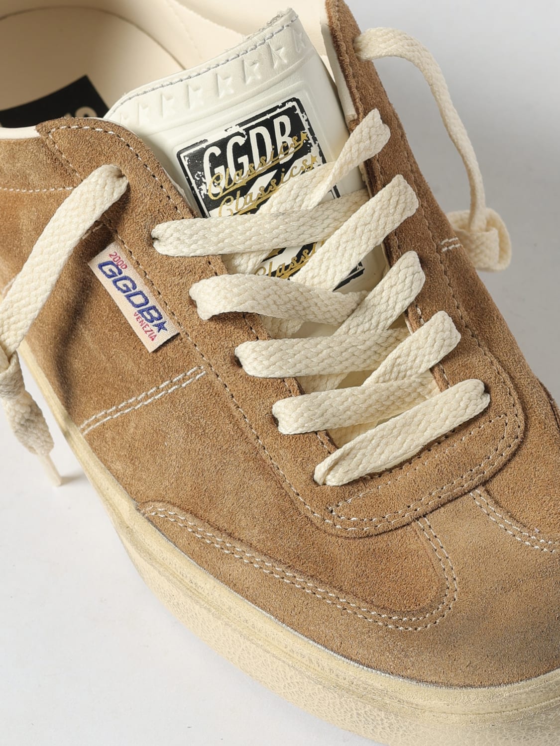 GOLDEN GOOSE SNEAKERS: Sneakers woman Golden Goose, Brown - Img 4