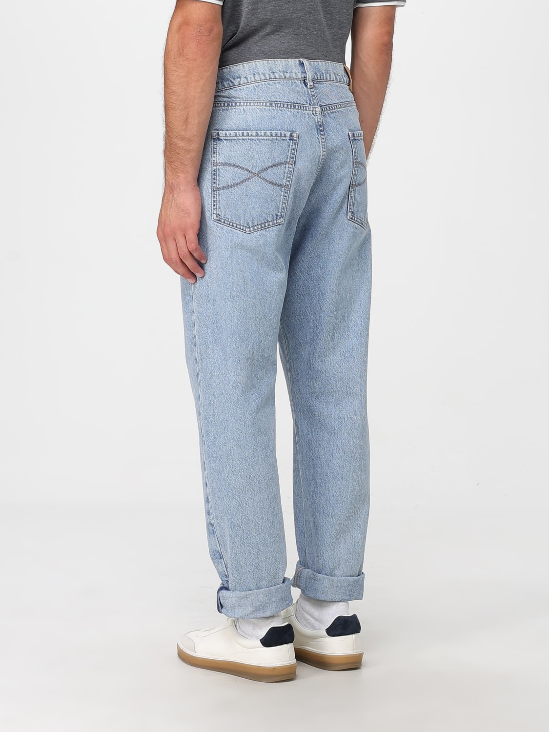 BRUNELLO CUCINELLI JEANS: Jeans herren Brunello Cucinelli, Blau - Img 3