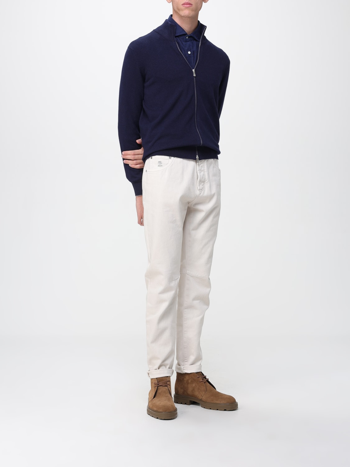 BRUNELLO CUCINELLI SHIRT: Shirt men Brunello Cucinelli, Blue - Img 2