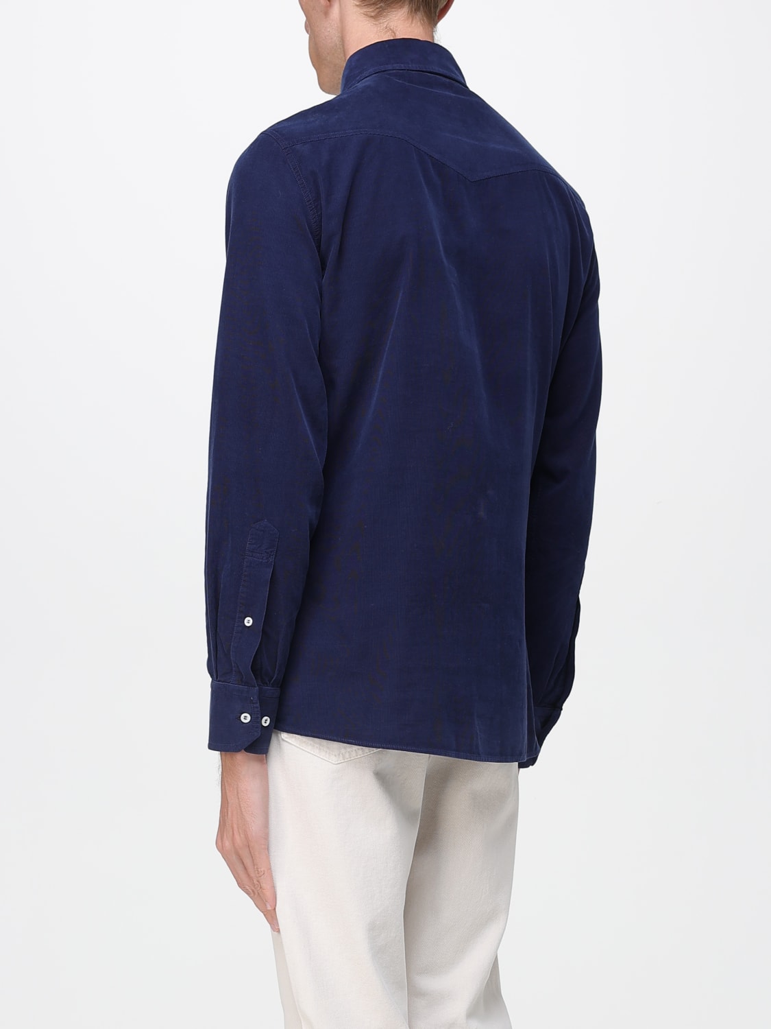 BRUNELLO CUCINELLI SHIRT: Shirt men Brunello Cucinelli, Blue - Img 3