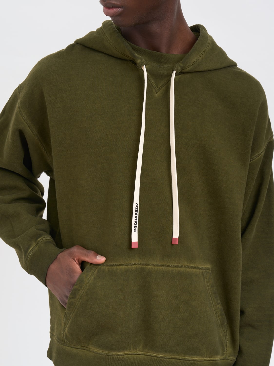 DSQUARED2 SWEATSHIRT: Sweater men Dsquared2, Green - Img 3