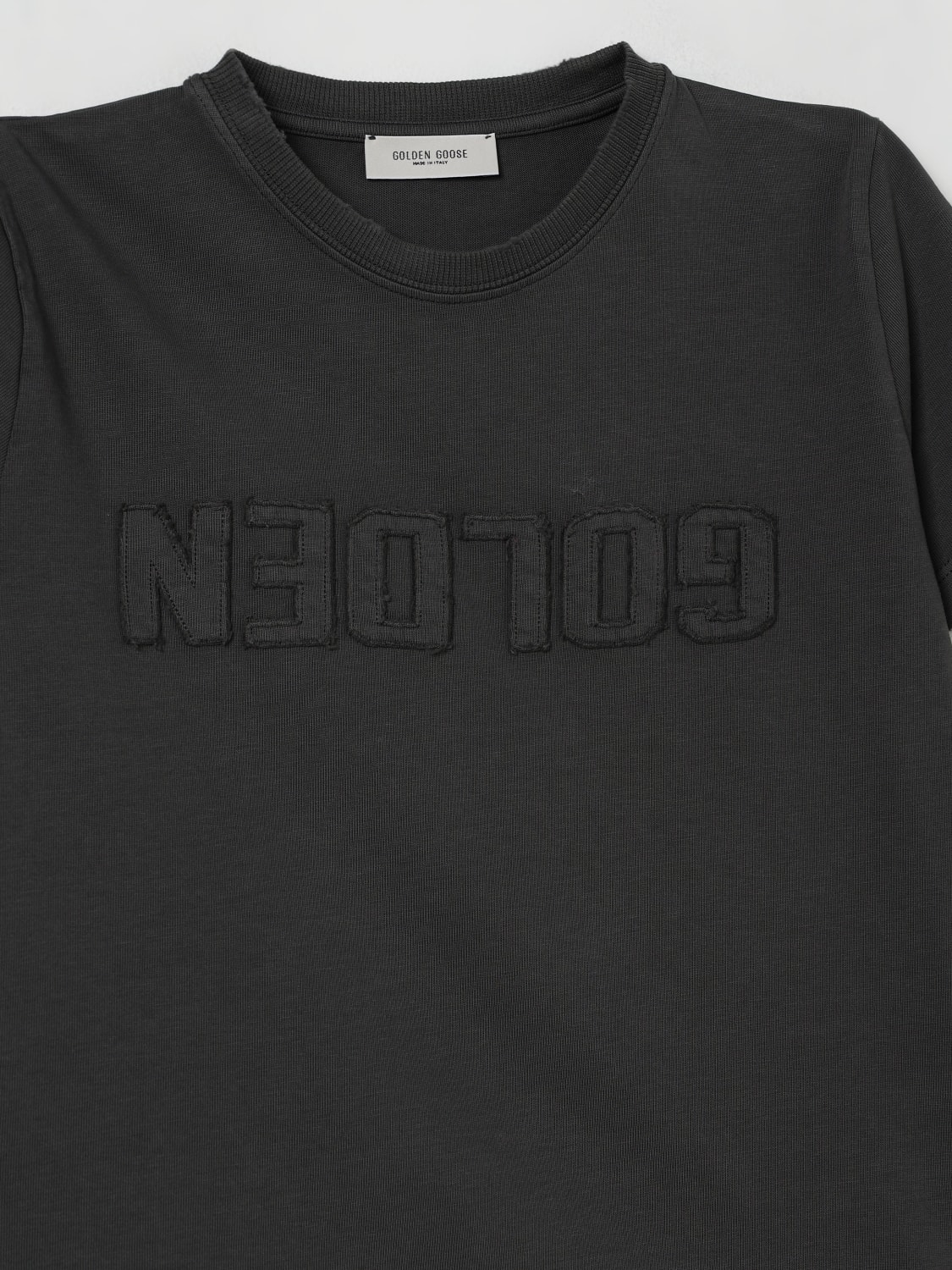 GOLDEN GOOSE CAMISETA: Camiseta niños Golden Goose, Carbón - Img 3