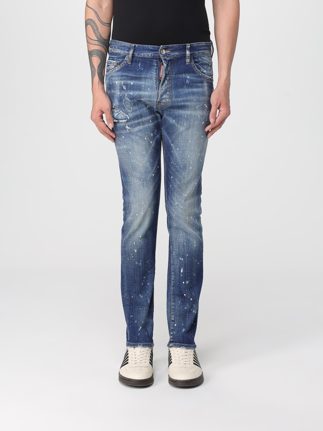 DSQUARED2 JEANS: Hose herren Dsquared2, Blau - Img 1