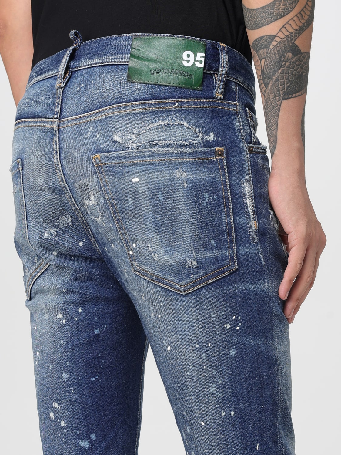 DSQUARED2 JEANS: Hose herren Dsquared2, Blau - Img 3