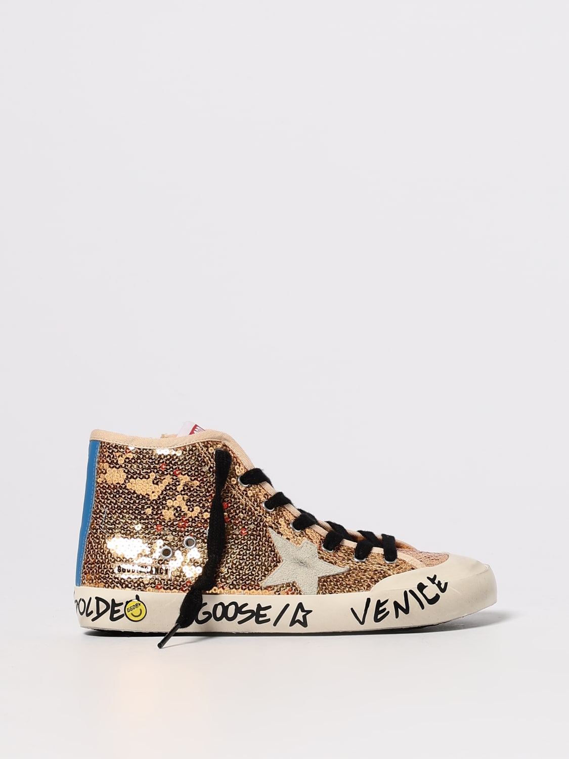 GOLDEN GOOSE SNEAKERS: Shoes kids Golden Goose, Gold - Img 1