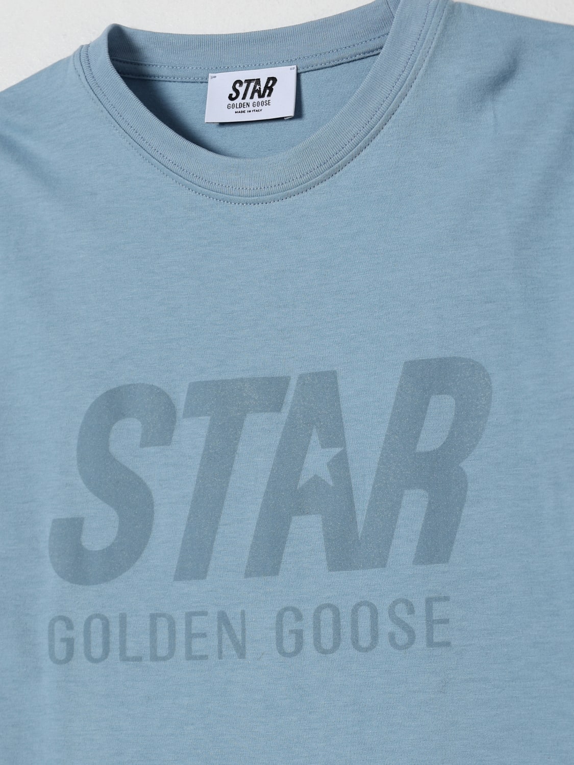 GOLDEN GOOSE T-SHIRT: T-shirt kids Golden Goose, Blue - Img 3