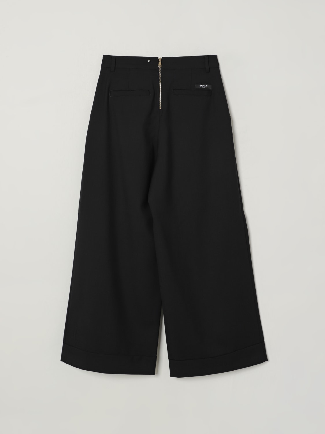 BALMAIN PANTALONES: Pantalón niños Balmain, Negro - Img 2