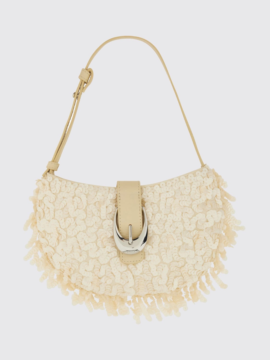STAUD MINI BAG: Shoulder bag woman Staud, Ivory - Img 1