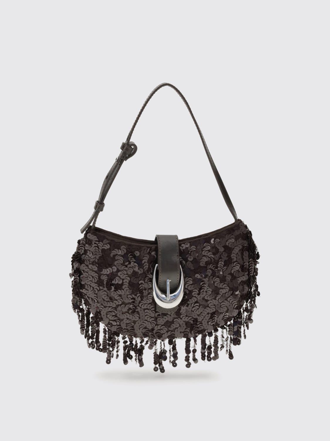 STAUD MINI BAG: Shoulder bag woman Staud, Coffee - Img 1