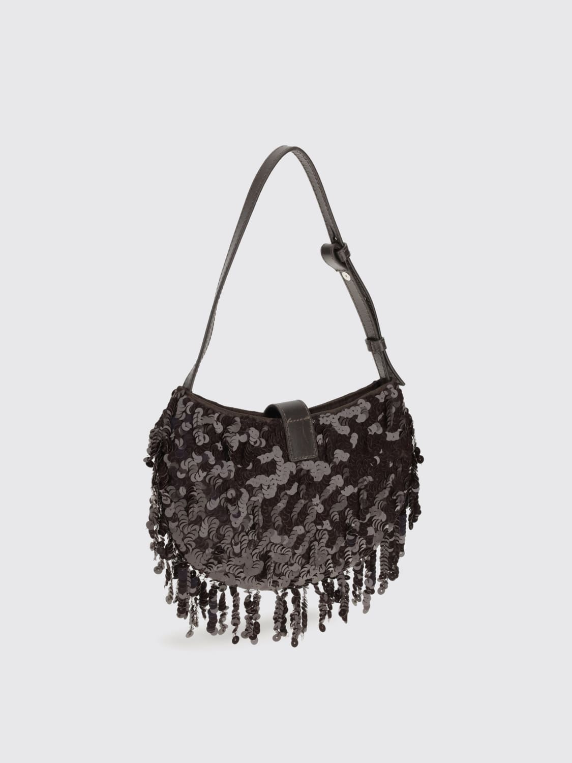 STAUD MINI BAG: Shoulder bag woman Staud, Coffee - Img 2