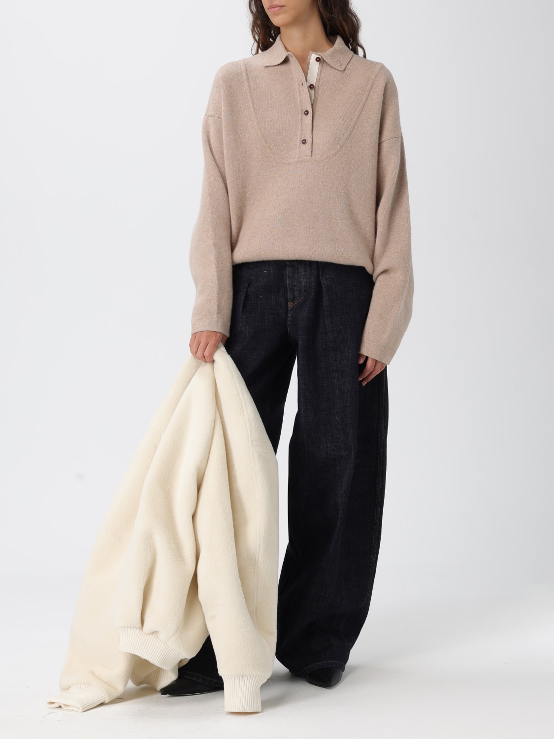 JACQUEMUS JACKET: Sweatshirt woman Jacquemus, White - Img 2