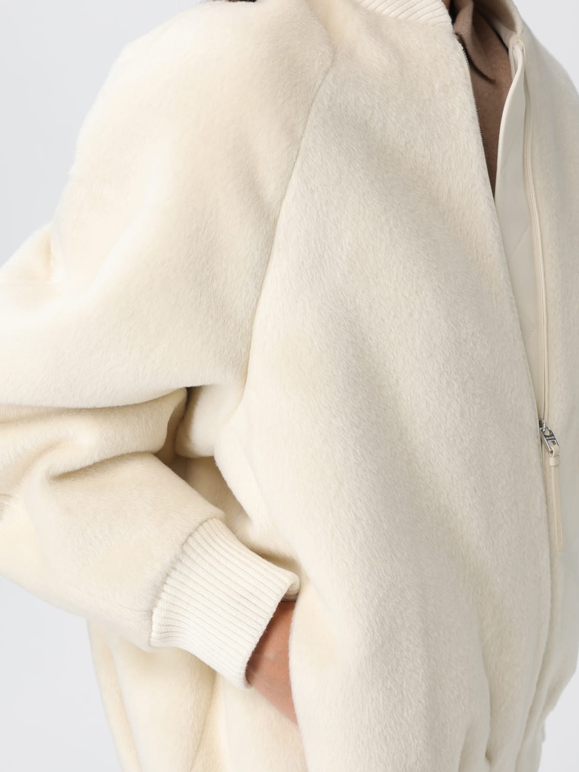 JACQUEMUS JACKET: Sweatshirt woman Jacquemus, White - Img 5