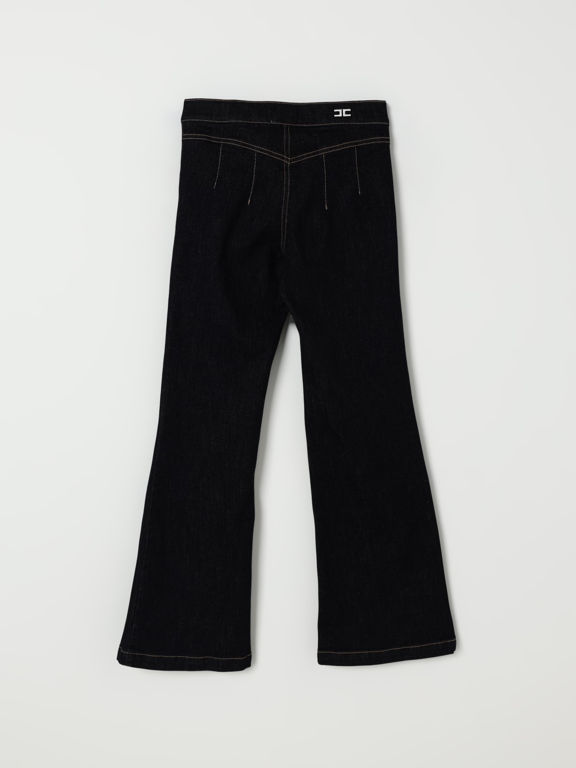 ELISABETTA FRANCHI LA MIA BAMBINA 牛仔裤: 裤子 儿童 Elisabetta Franchi La Mia Bambina, 蓝色 - Img 2