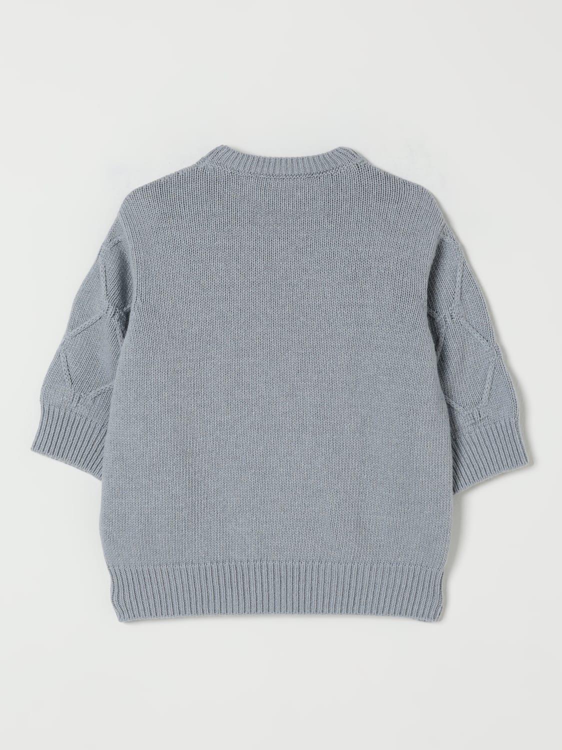 ELISABETTA FRANCHI LA MIA BAMBINA СВИТЕР: Свитер Детское Elisabetta Franchi La Mia Bambina, Серый - Img 2