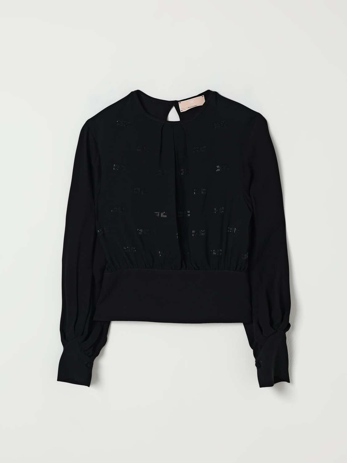 ELISABETTA FRANCHI LA MIA BAMBINA CAMISA: Camisa niños Elisabetta Franchi La Mia Bambina, Negro - Img 1