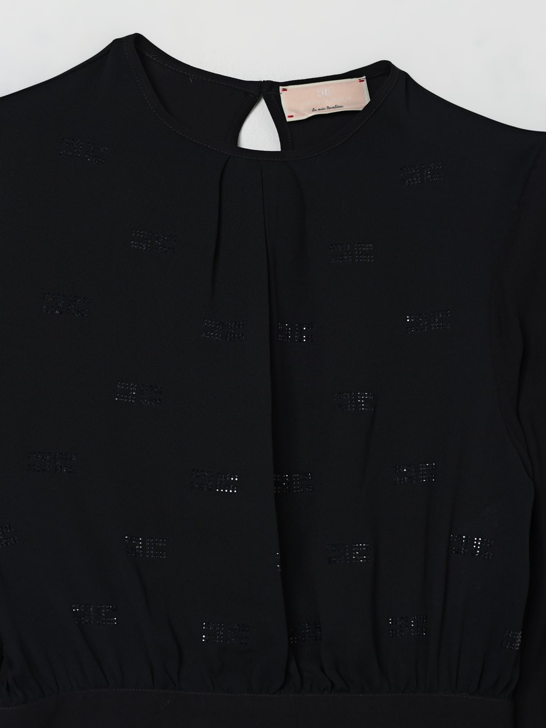 ELISABETTA FRANCHI LA MIA BAMBINA CAMISA: Camisa niños Elisabetta Franchi La Mia Bambina, Negro - Img 3