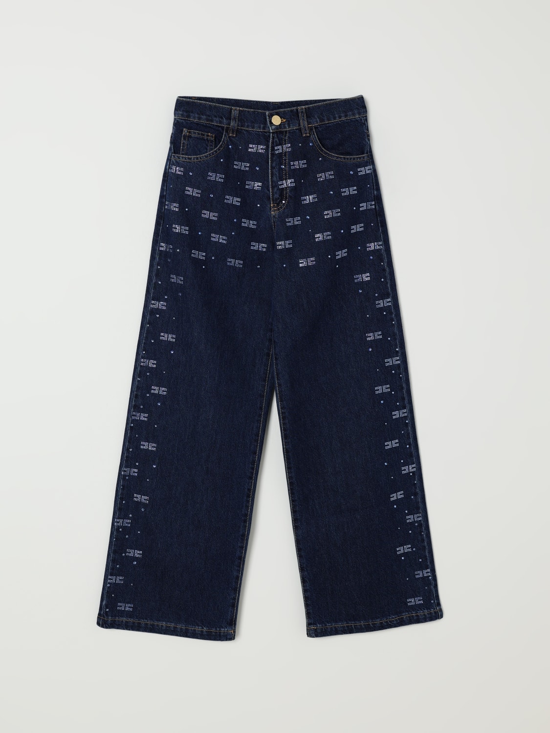 ELISABETTA FRANCHI LA MIA BAMBINA JEANS: Pants kids Elisabetta Franchi La Mia Bambina, Blue - Img 1