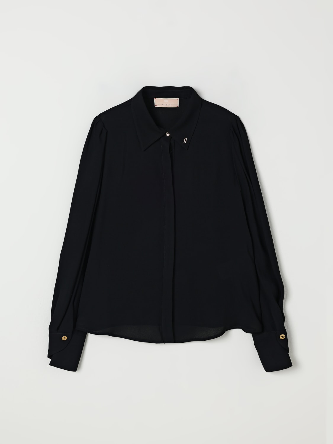 ELISABETTA FRANCHI LA MIA BAMBINA BLUSE: Bluse kinder Elisabetta Franchi La Mia Bambina, Schwarz - Img 1