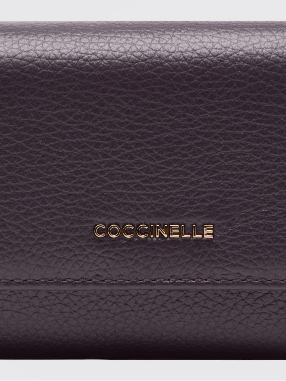 COCCINELLE CARTERA: Cartera mujer Coccinelle, Ciruela - Img 3