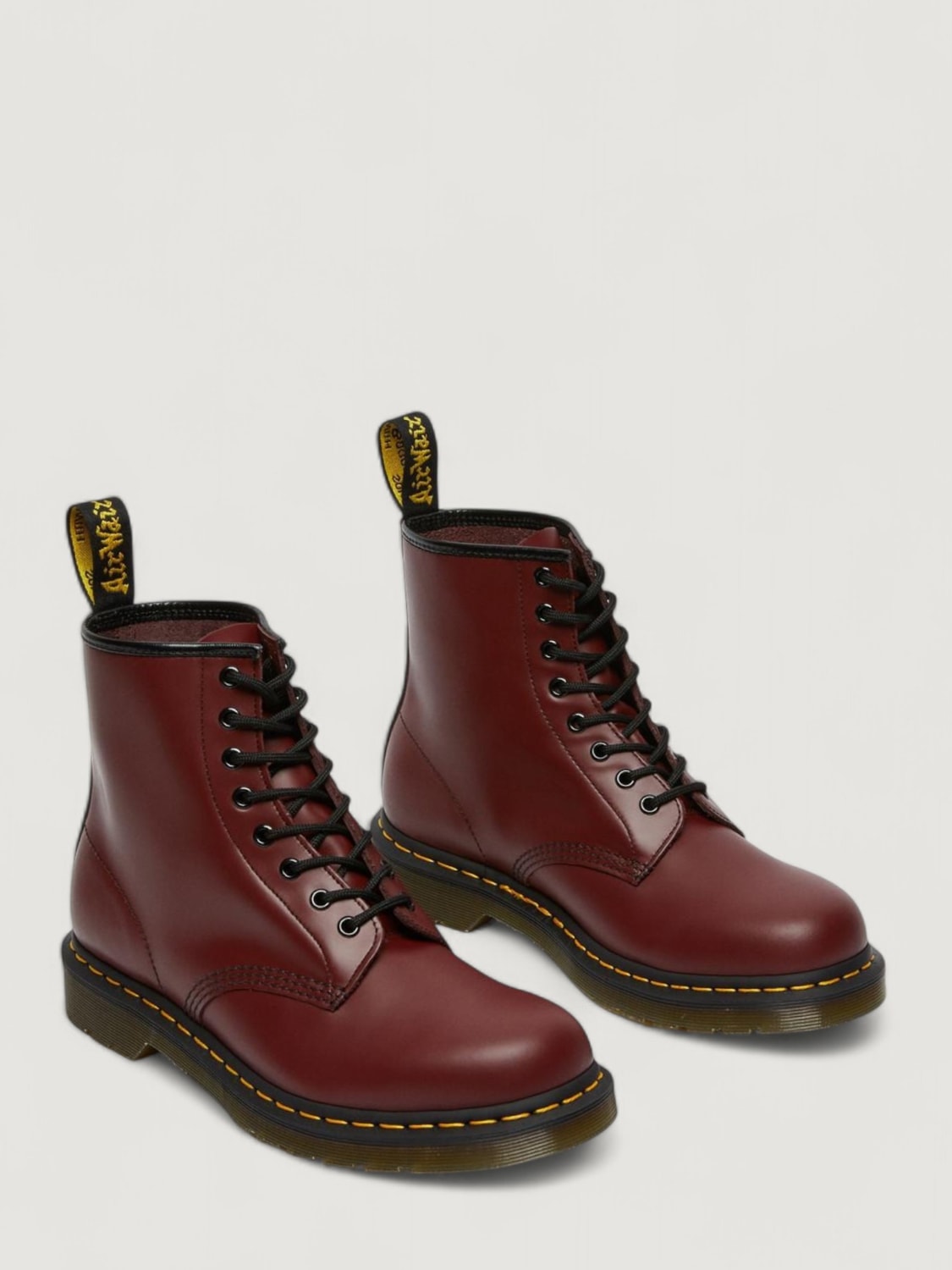 DR. MARTENS STIEFEL: Schuhe damen Dr. Martens, Burgunderrot - Img 2