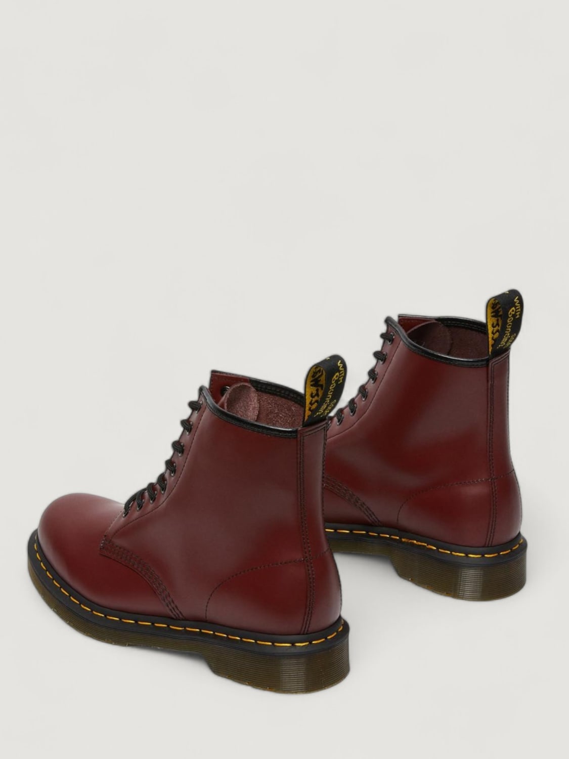DR. MARTENS STIEFEL: Schuhe damen Dr. Martens, Burgunderrot - Img 3