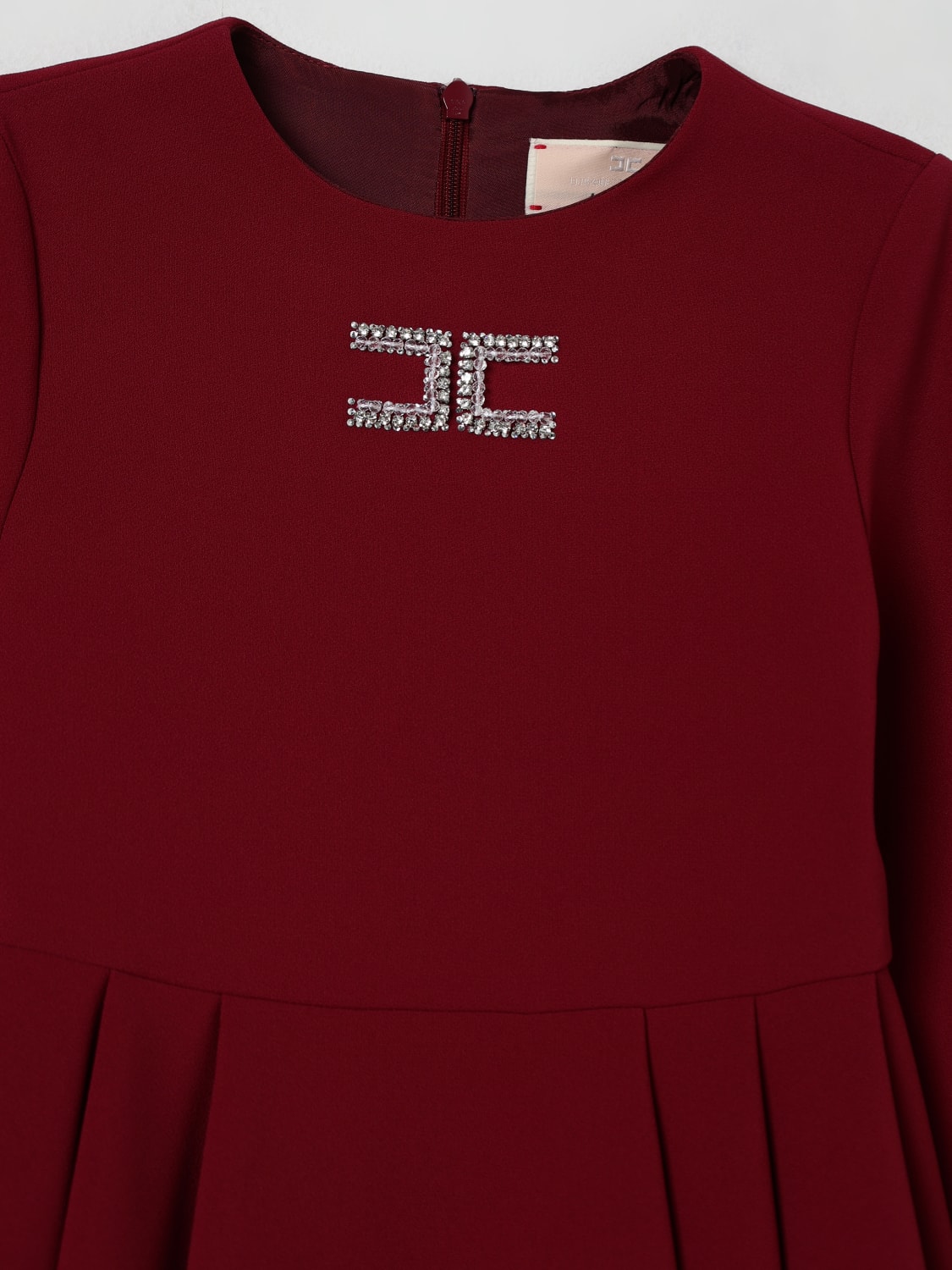 ELISABETTA FRANCHI LA MIA BAMBINA DRESS: Dress kids Elisabetta Franchi La Mia Bambina, Cherry - Img 3