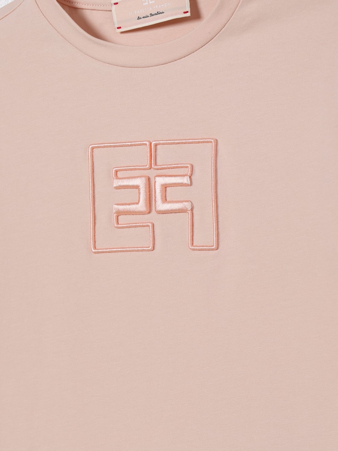 ELISABETTA FRANCHI LA MIA BAMBINA T-SHIRT: T-shirt kids Elisabetta Franchi La Mia Bambina, Pink - Img 3